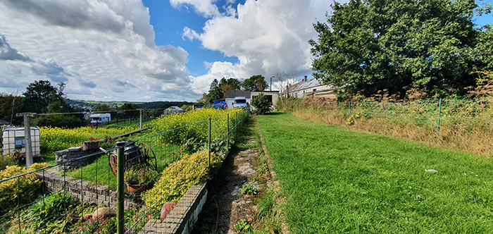 Une photo du jardin