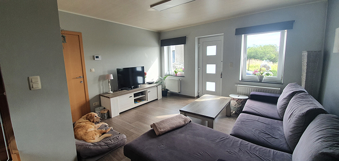 Une photo du salon