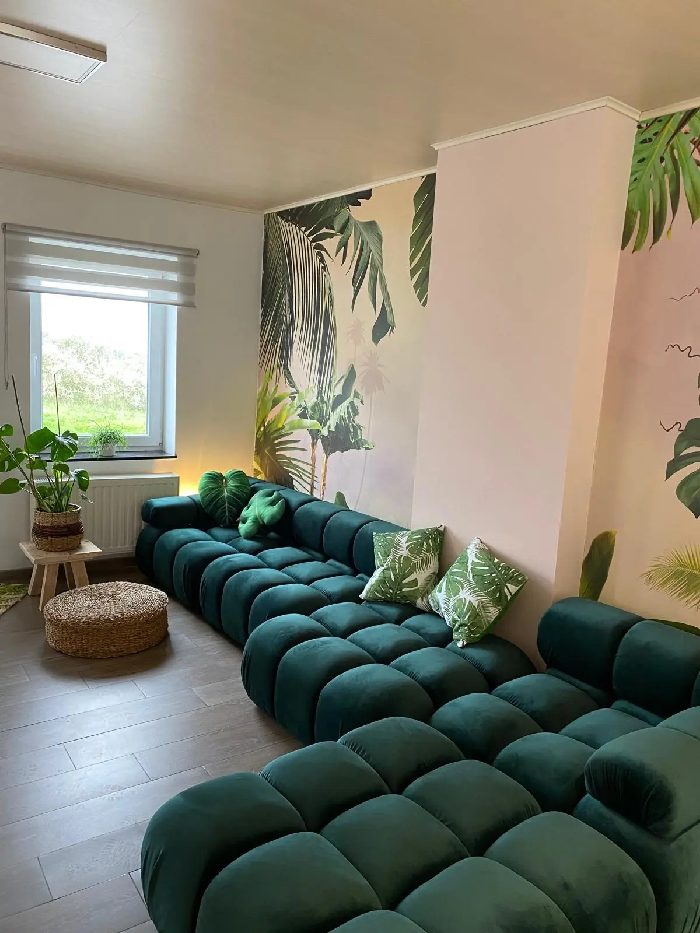 Une photo du salon