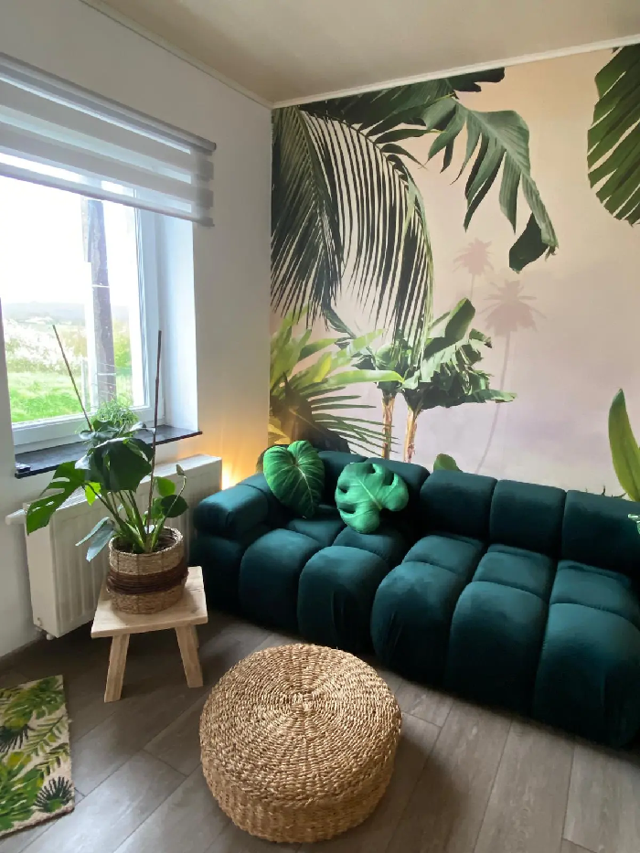 Une photo du salon