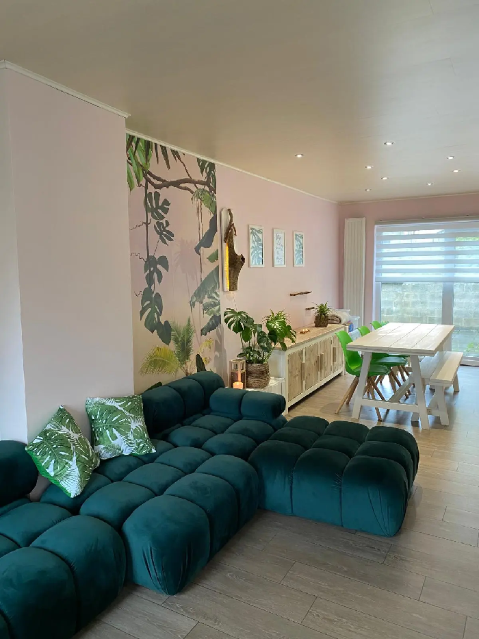 Une photo du salon