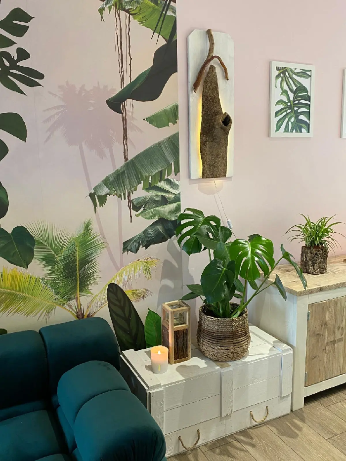 Une photo du salon